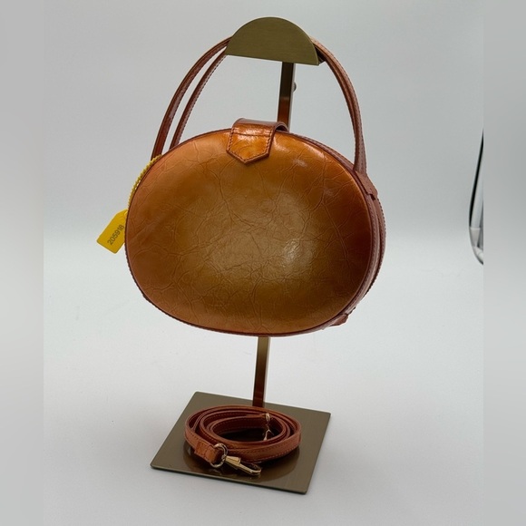 LOEWE 2 Way Bag Patent leather Orange Vintage - Picture 3 of 17